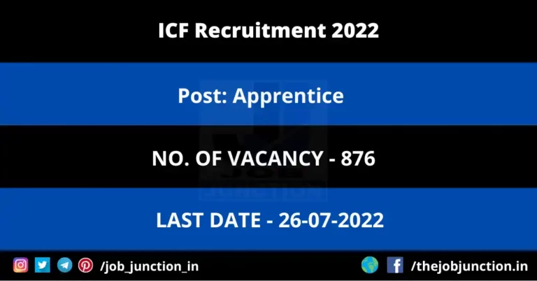 ICF Apprentice Recruitment 2022