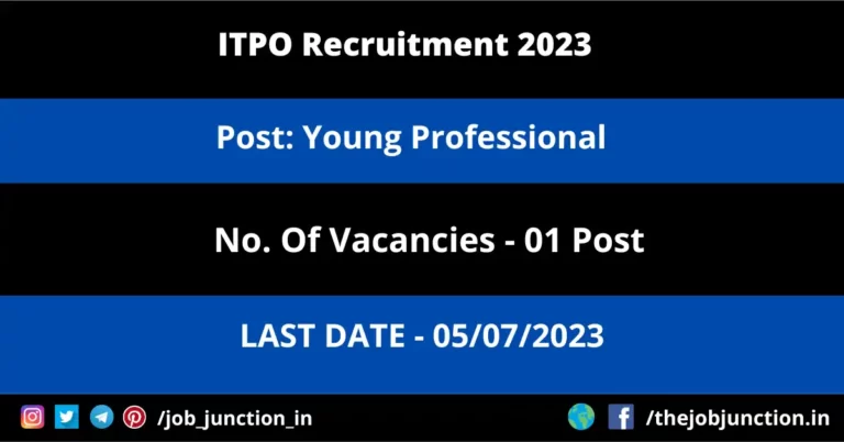 ITPO Young Professional Recruitment 2023