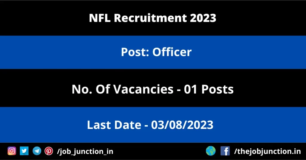Bombay High Court Associate Recruitment 2026 JOB JUNCTION NFL Officer Recruitment 2023