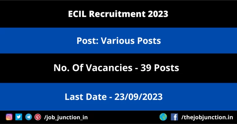 ECIL Recruitment 2023
