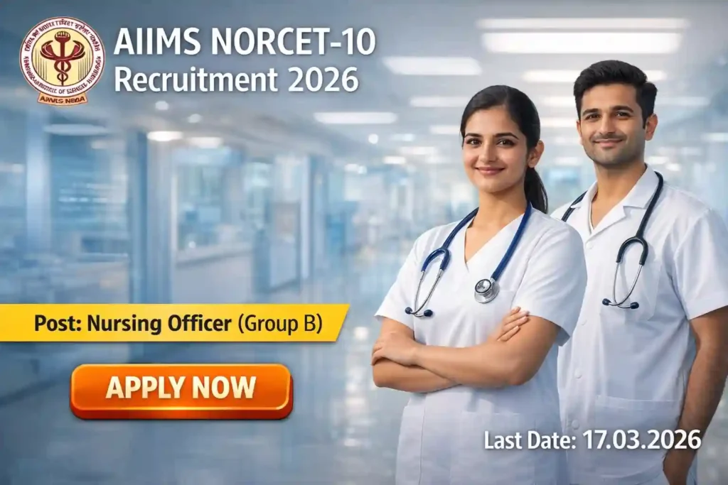 AIIMS NORCET Recruitment 2026 JOB JUNCTION AIIMS NORCET Recruitment 2026