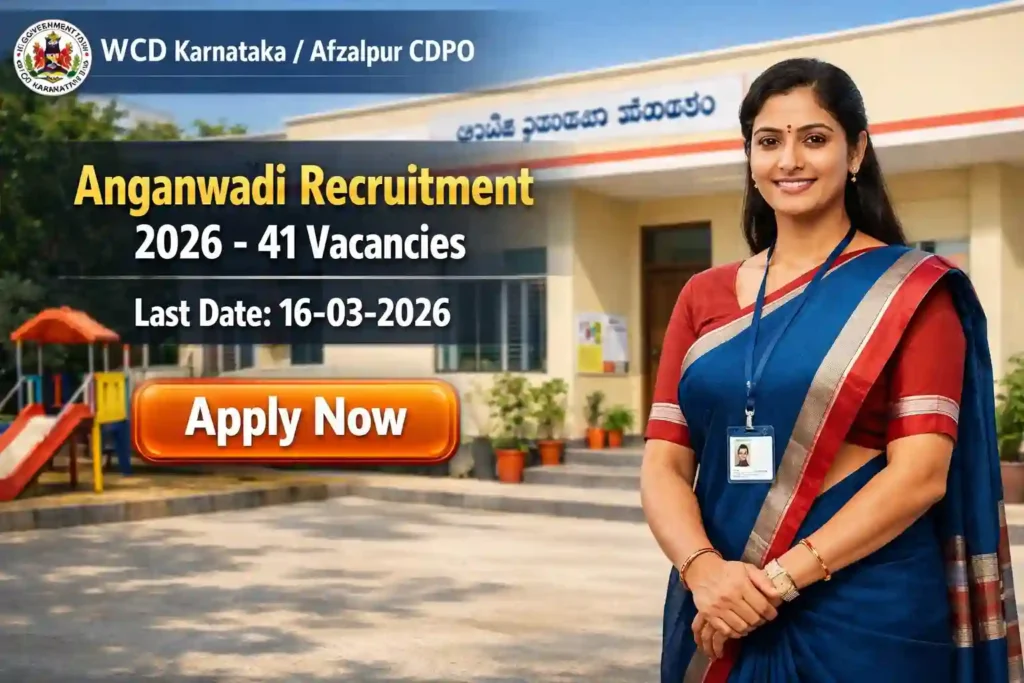 WCD Kalaburagi Recruitment 2026 JOB JUNCTION WCD Kalaburagi Recruitment 2026