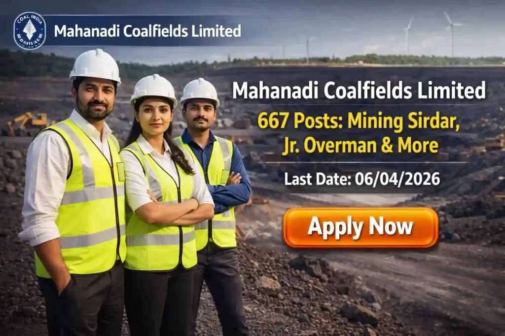 MCL Recruitment 2026 JOB JUNCTION MCL Recruitment 2026