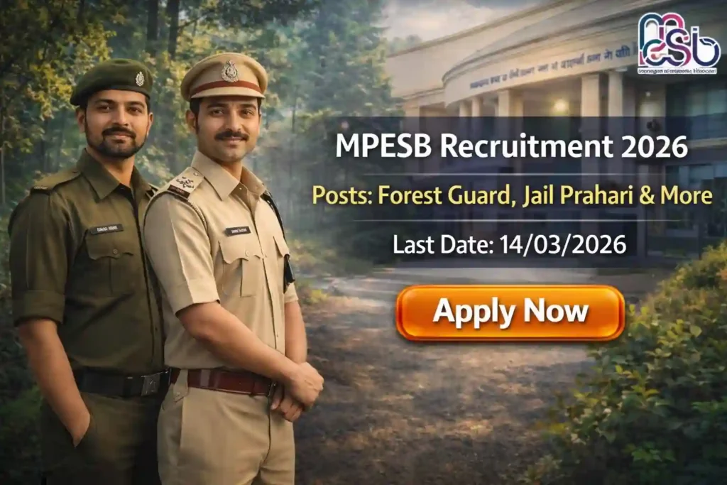 MPESB Recruitment 2026 JOB JUNCTION MPESB Recruitment 2026
