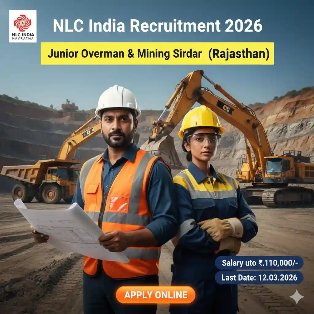 NLC India Recruitment 2026 JOB JUNCTION NLC India Recruitment 2026