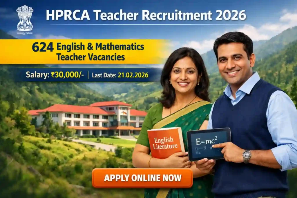 HPRCA Teacher Recruitment 2026 JOB JUNCTION HPRCA Teacher Recruitment 2026