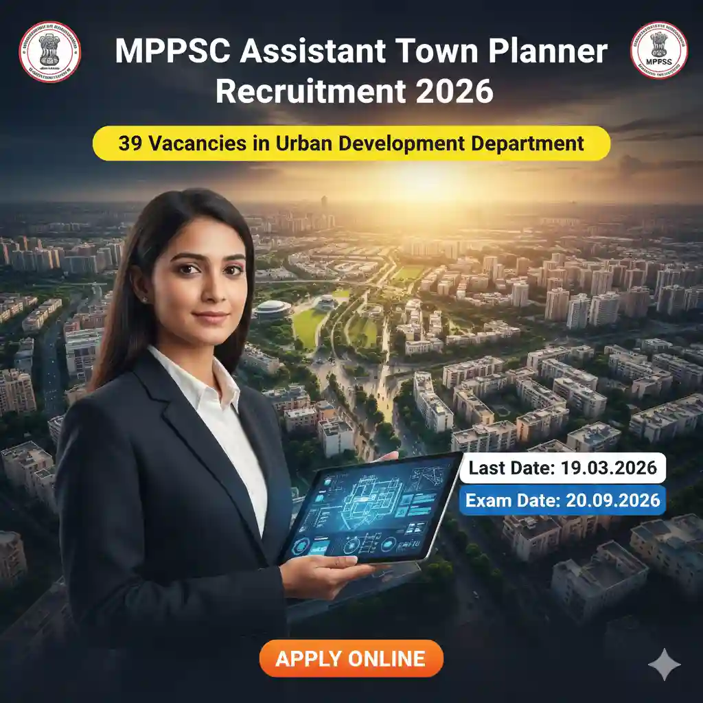 MPPSC Assistant Town Planner Recruitment 2026 JOB JUNCTION MPPSC Assistant Town Planner Recruitment 2026
