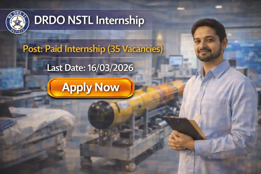 DRDO NSTL Recruitment 2026 JOB JUNCTION DRDO NSTL Recruitment 2026