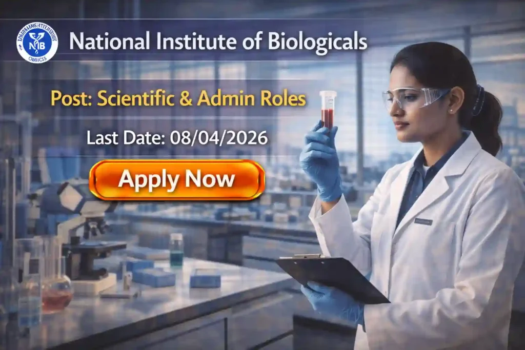 NIB Noida Scientist Recruitment 2026 JOB JUNCTION NIB Noida Scientist Recruitment 2026