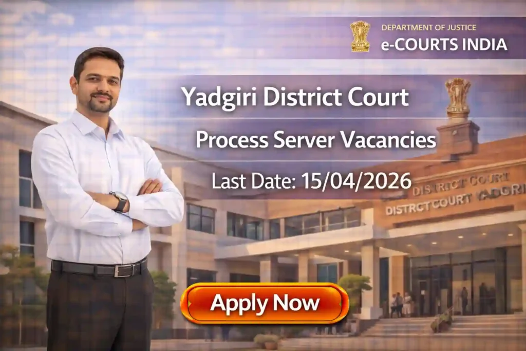 Yadgiri District Court Recruitment 2026 JOB JUNCTION Yadgiri District Court Recruitment 2026