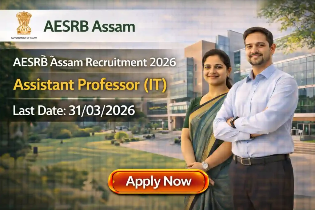 AESRB Assistant Professor Recruitment 2026 JOB JUNCTION AESRB Assistant Professor Recruitment 2026