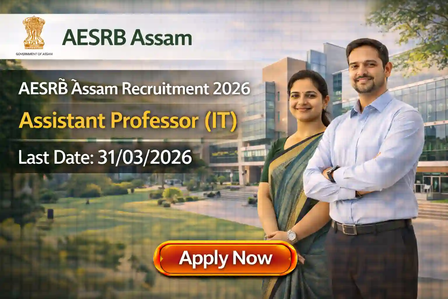 AESRB Assistant Professor Recruitment 2026