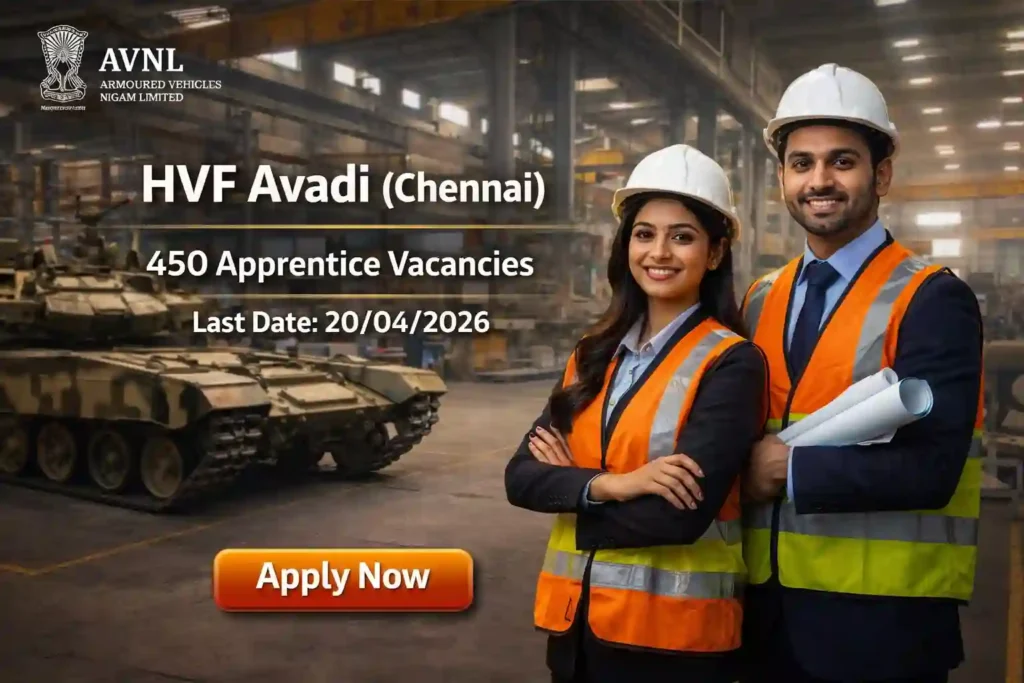 HVF Avadi Apprentice Recruitment 2026 JOB JUNCTION HVF Avadi Apprentice Recruitment 2026