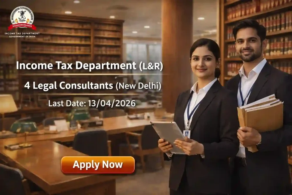 Income Tax Department Recruitment 2026 JOB JUNCTION Income Tax Department Recruitment 2026