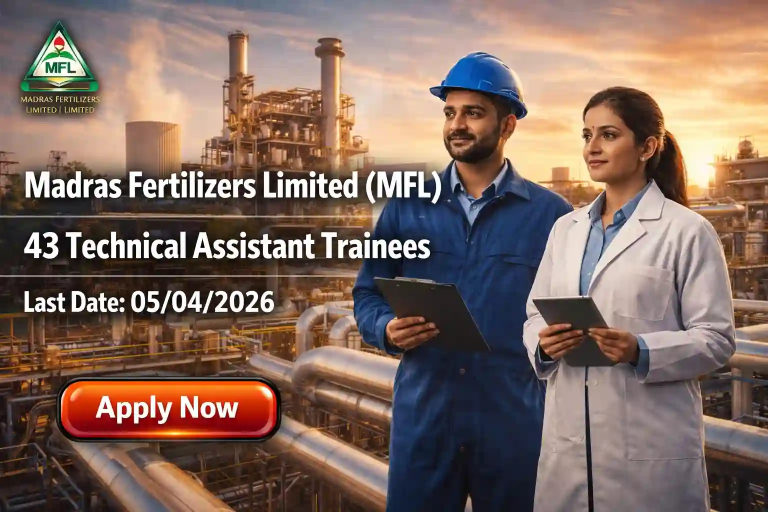 Madras Fertilizers Limited Recruitment 2026