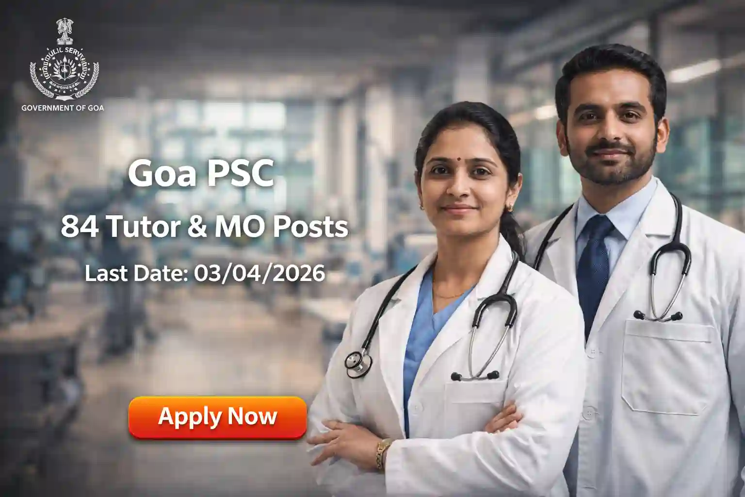 Goa PSC Tutor Recruitment 2026 Notification
