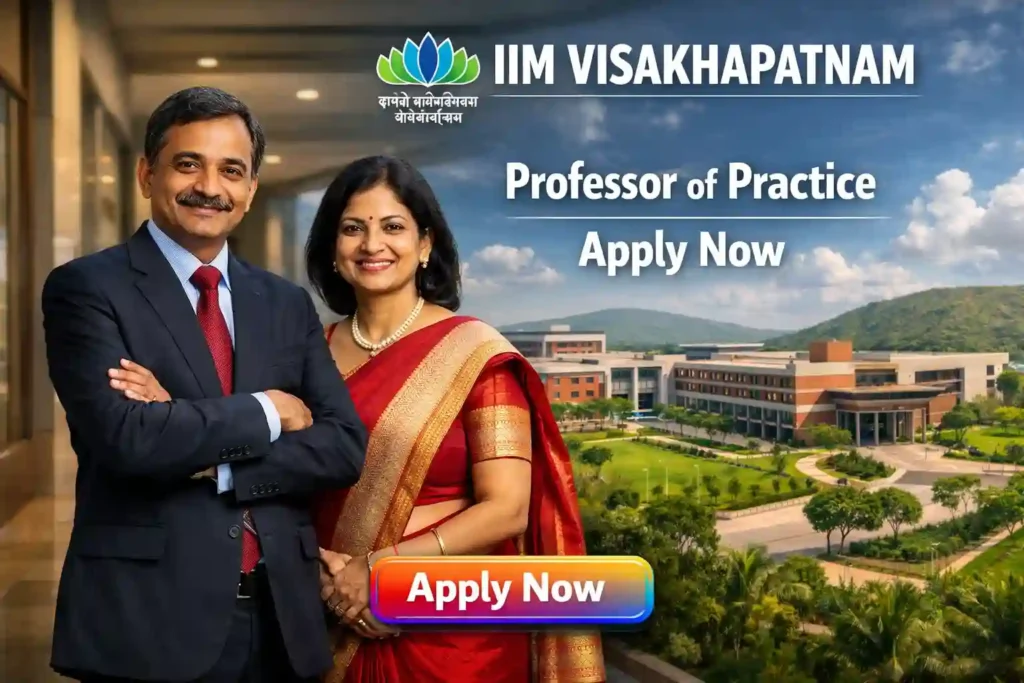 IIM Visakhapatnam Professor Recruitment 2026 JOB JUNCTION IIM Visakhapatnam Professor Recruitment 2026 Notification
