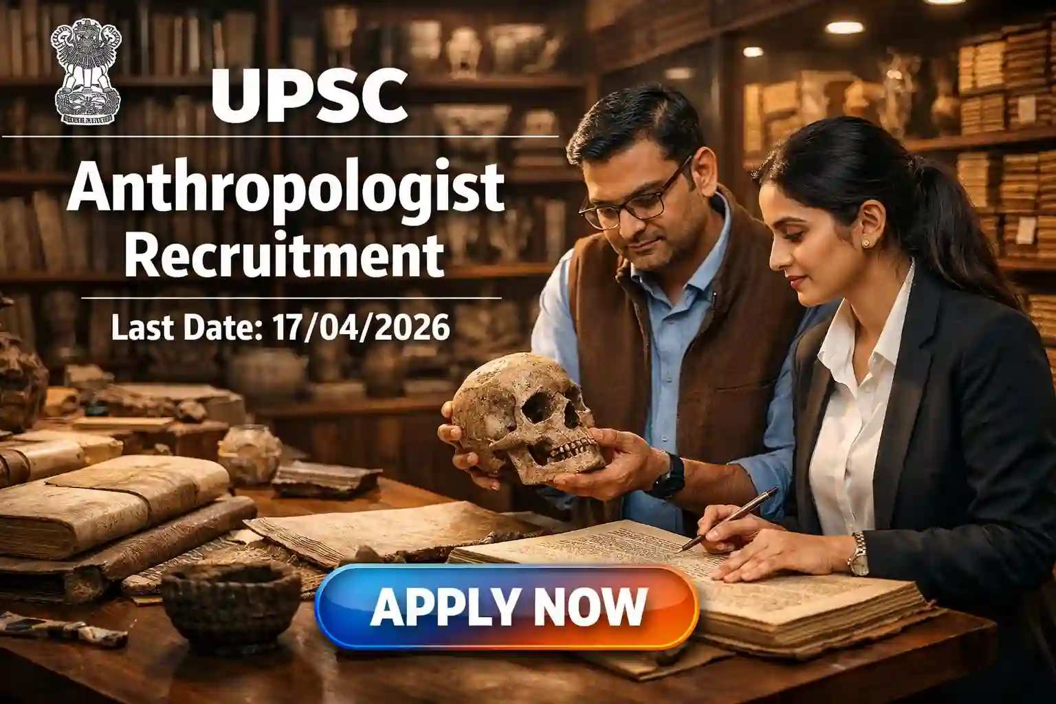 UPSC Anthropologist Recruitment 2026 Notification