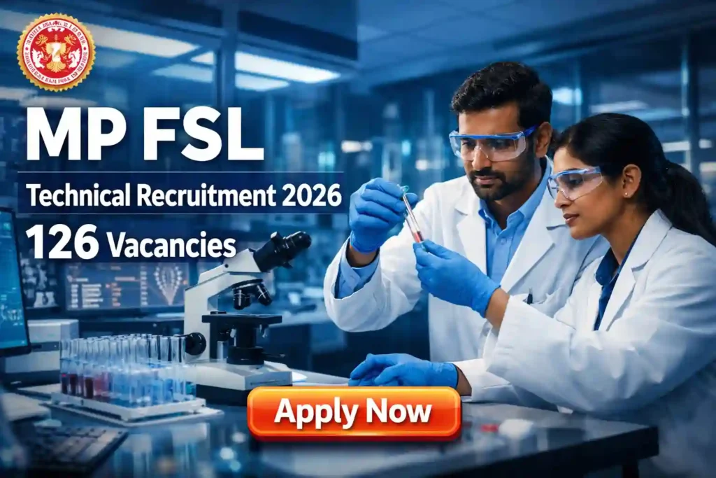MP FSL Recruitment 2026 JOB JUNCTION MP FSL Recruitment 2026 Notification