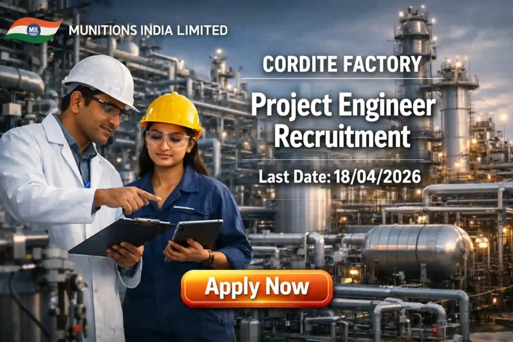 Cordite Factory Aruvankadu Recruitment 2026 JOB JUNCTION Cordite Factory Aruvankadu Recruitment 2026 Notification