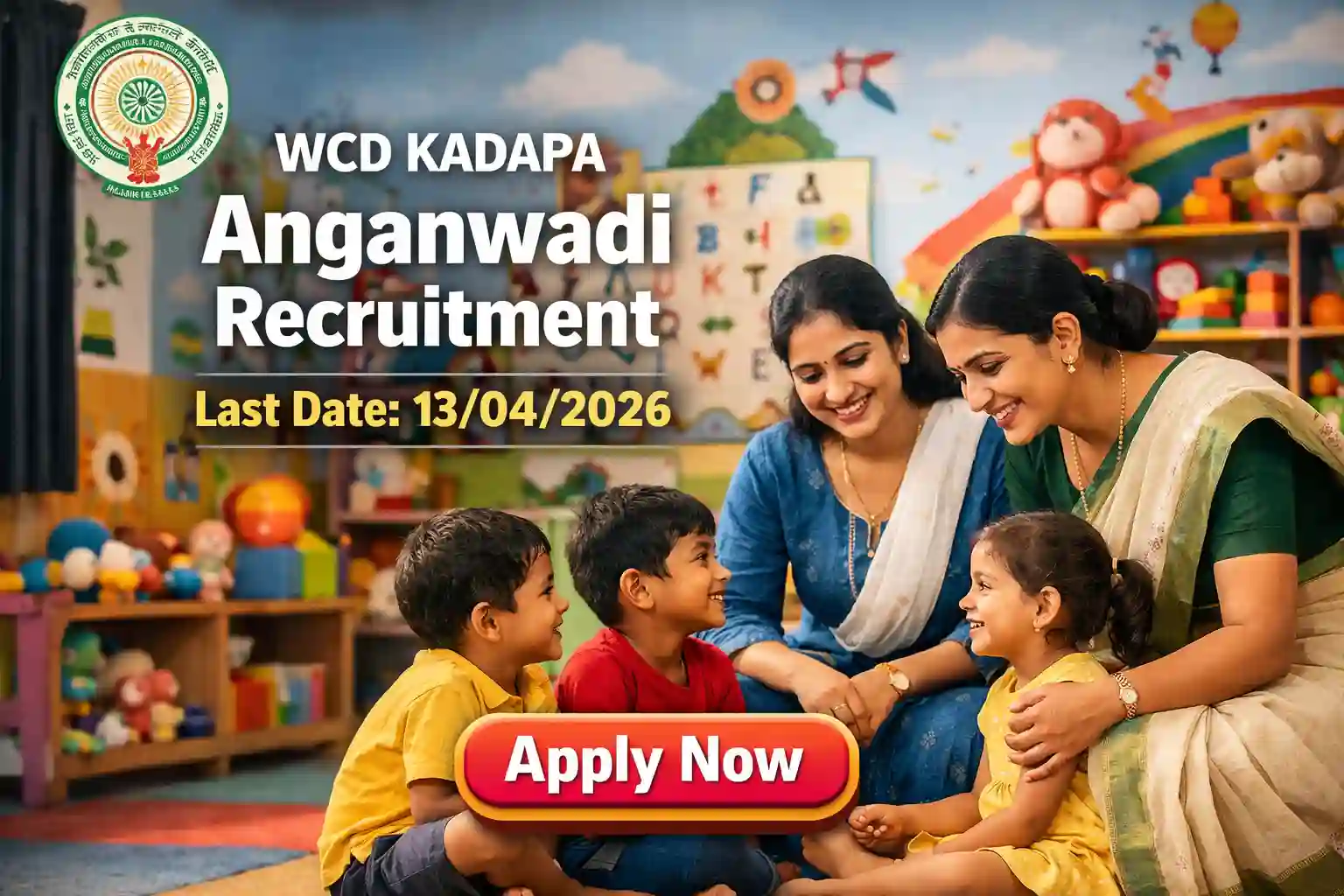 WCD Kadapa Anganwadi Recruitment 2026 Notification