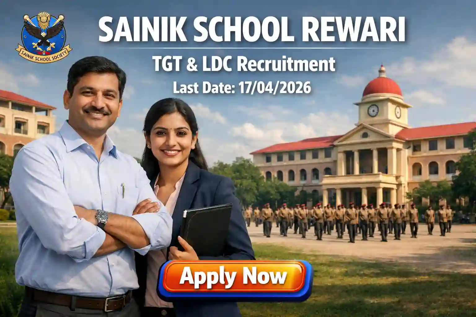 Sainik School Rewari Recruitment 2026 Notification