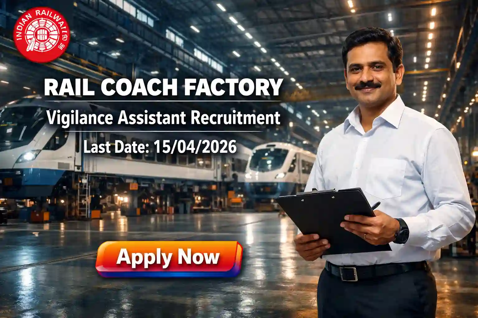 Rail Coach Factory Recruitment 2026 Notification