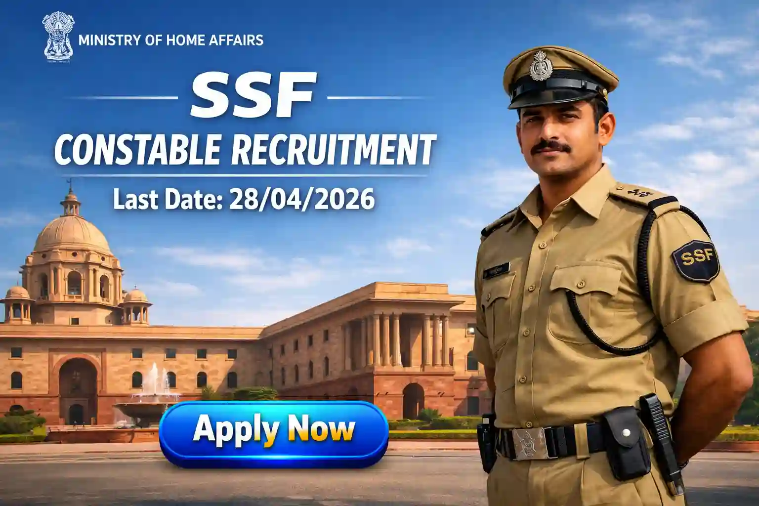 SSF Constable Recruitment 2026 Notification
