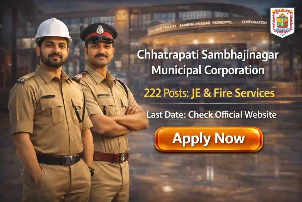 Chhatrapati Sambhajinagar MC Recruitment 2026 JOB JUNCTION Chhatrapati Sambhajinagar MC Recruitment 2026