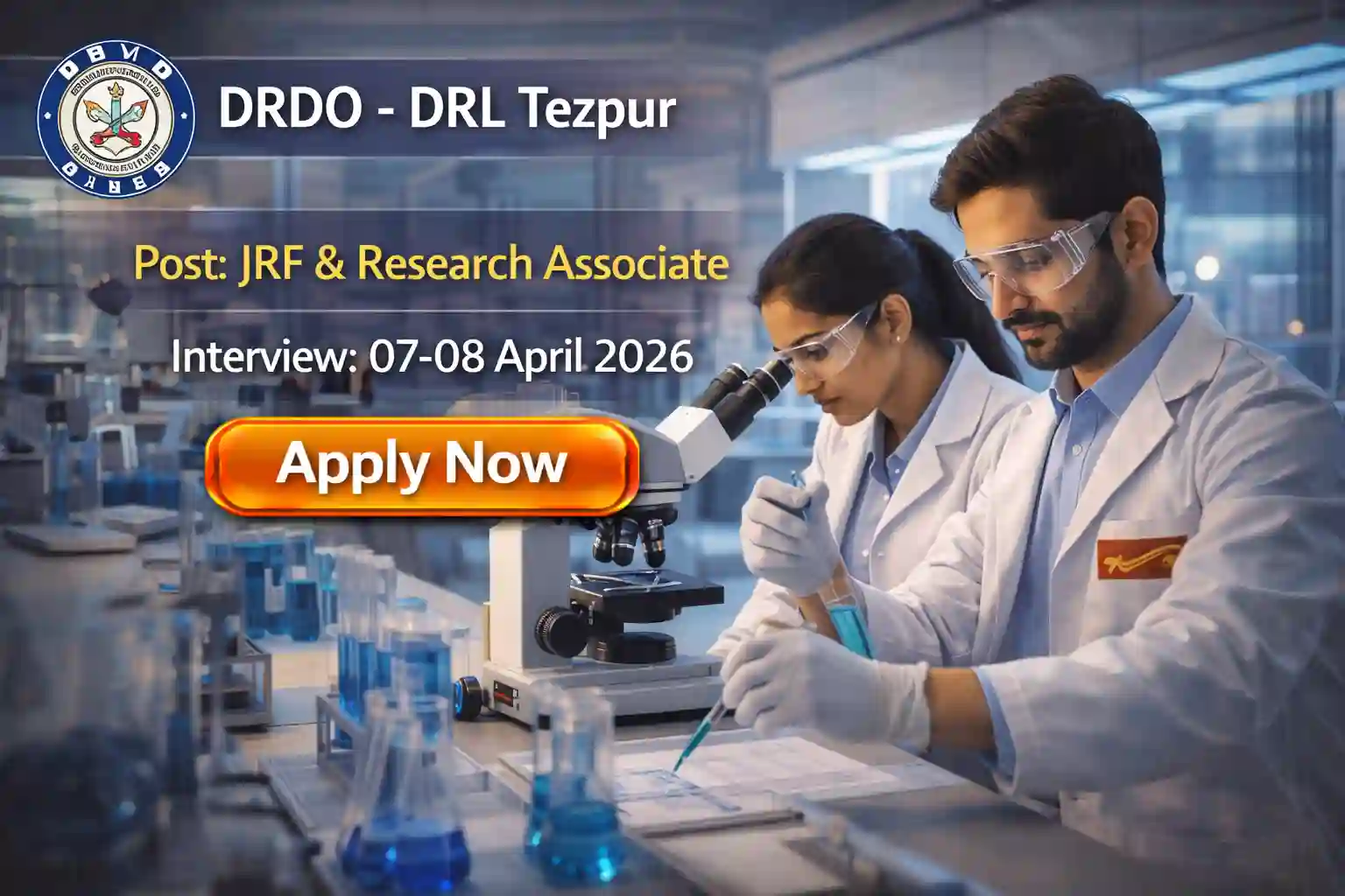 DRDO DRL Tezpur Recruitment 2026