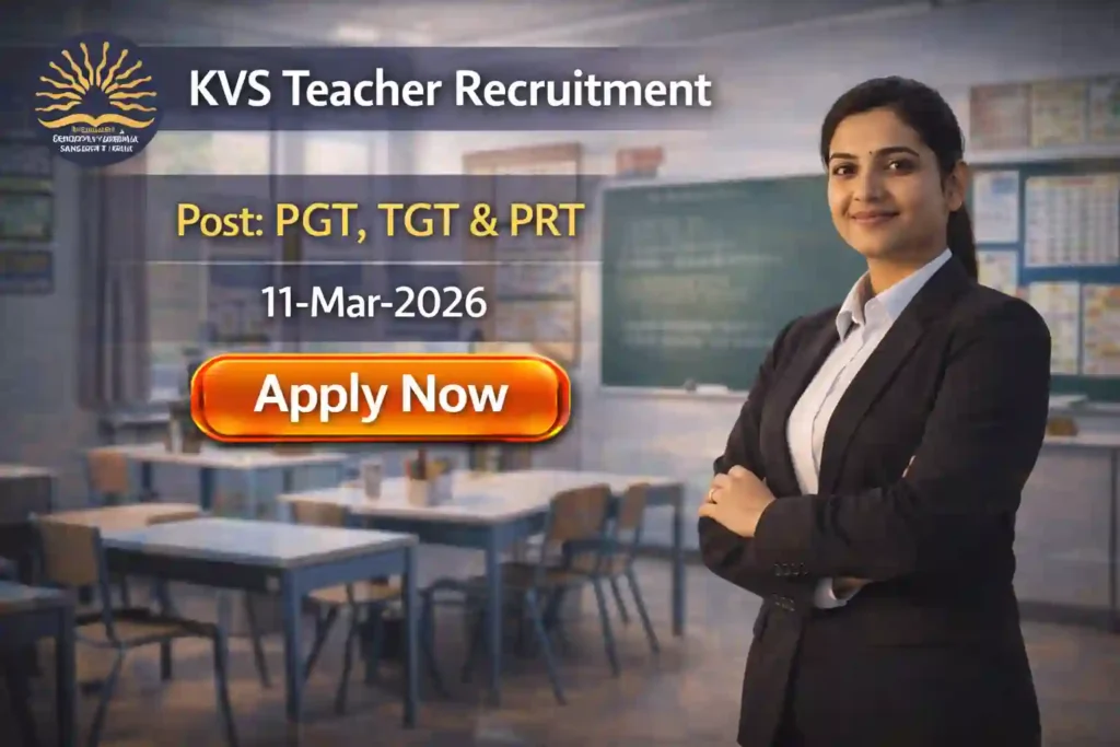KVS Dharamgarh Teacher Recruitment 2026 JOB JUNCTION KVS Dharamgarh Teacher Recruitment 2026