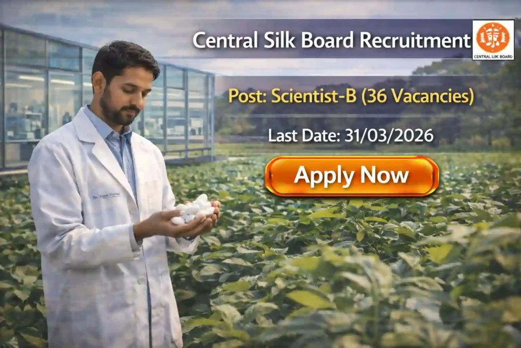 CSB Scientist Recruitment 2026 JOB JUNCTION CSB Scientist Recruitment 2026