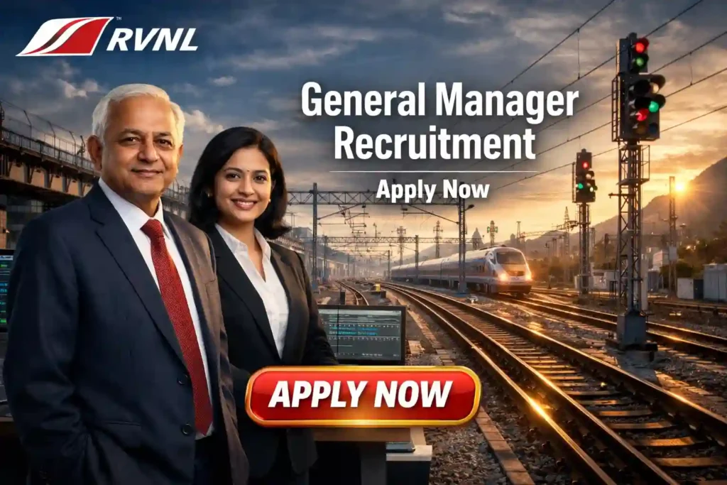 RVNL General Manager Recruitment 2026 JOB JUNCTION RVNL General Manager Recruitment 2026 Notification