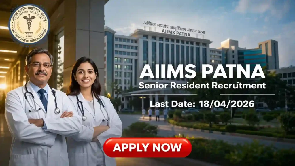 AIIMS Patna Senior Resident Recruitment 2026 JOB JUNCTION AIIMS Patna Senior Resident Recruitment 2026