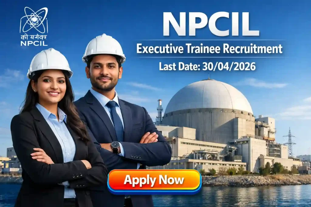 NPCIL Executive Trainee Recruitment 2026 JOB JUNCTION NPCIL Executive Trainee Recruitment 2026 notification