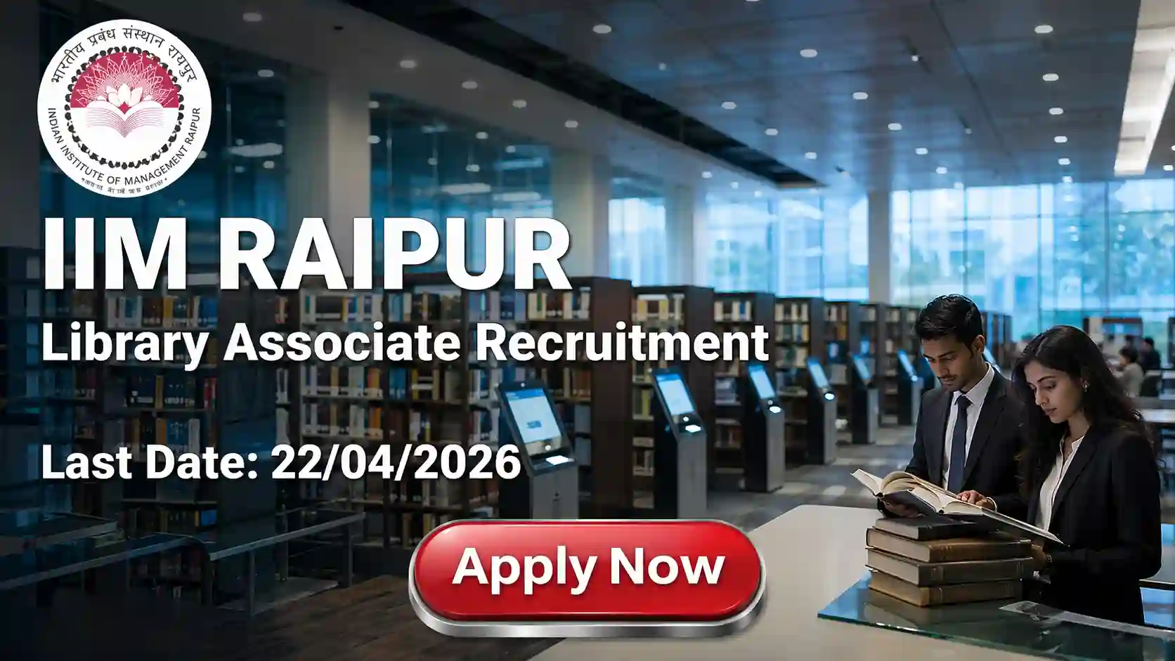 IIM Raipur Library Associate Recruitment 2026