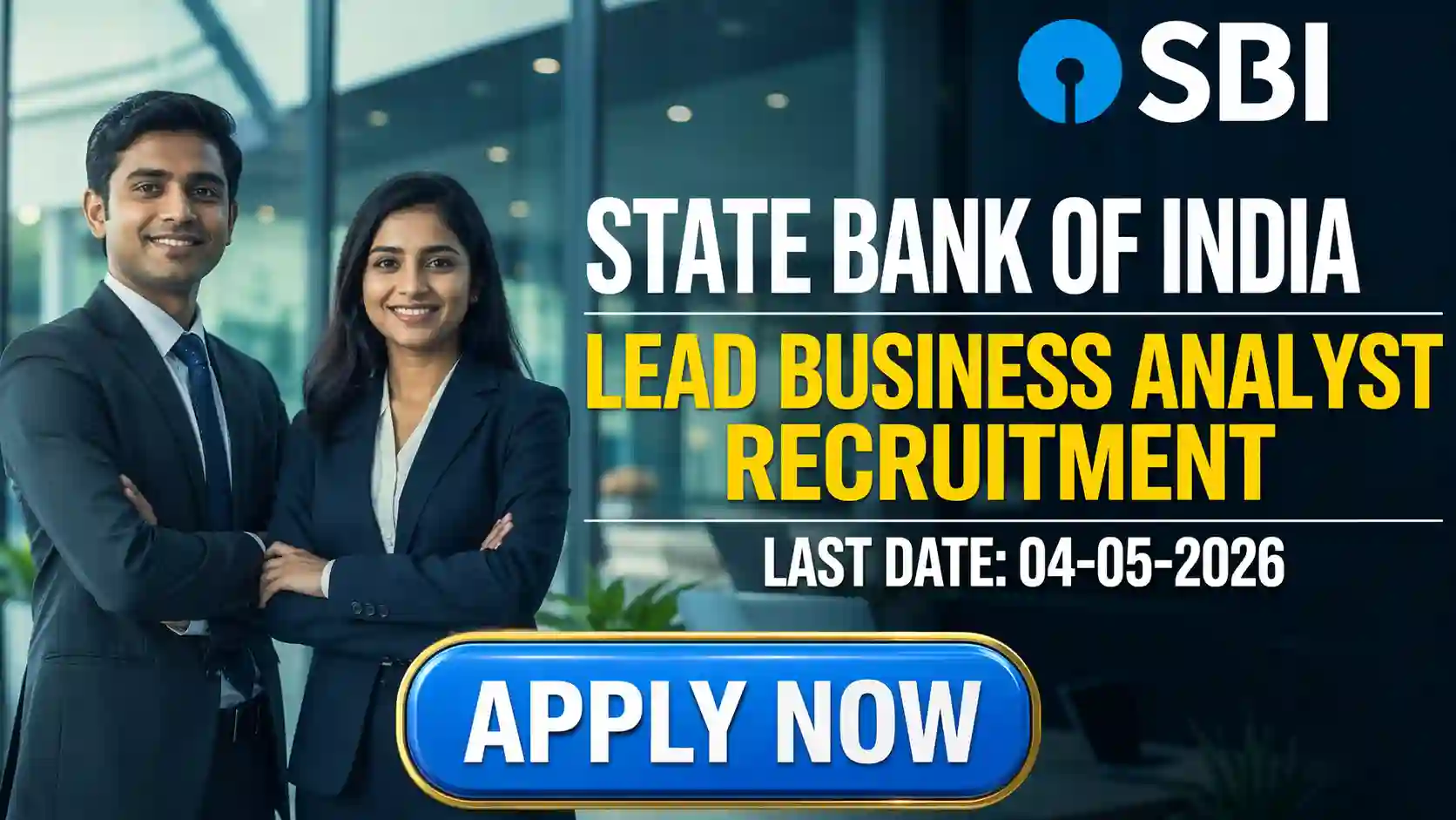 SBI Lead Business Analyst Recruitment 2026 Notification