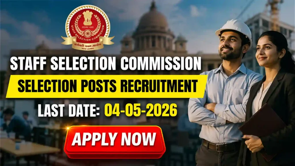 SSC Selection Posts Recruitment 2026 JOB JUNCTION SSC Selection Posts Recruitment 2026 Notification