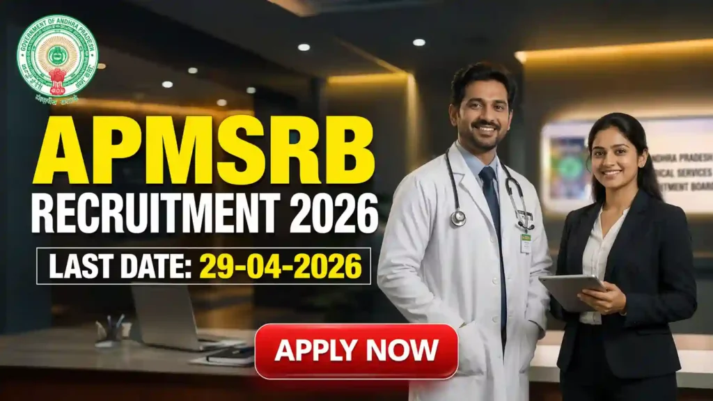 APMSRB Recruitment 2026 JOB JUNCTION APMSRB Recruitment 2026 Notification