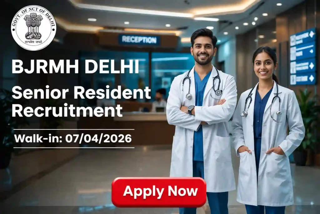 BJRMH Senior Resident Recruitment 2026 JOB JUNCTION BJRMH Senior Resident Recruitment 2026 Notification