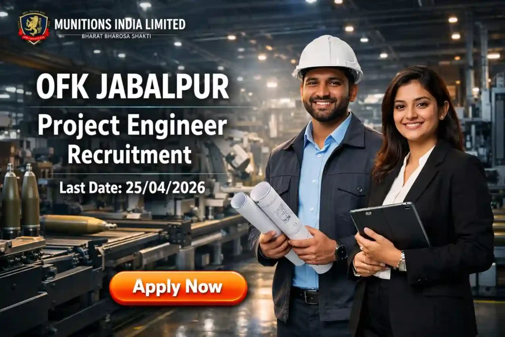 OFK Project Engineer Recruitment 2026 JOB JUNCTION OFK Project Engineer Recruitment 2026 Notification