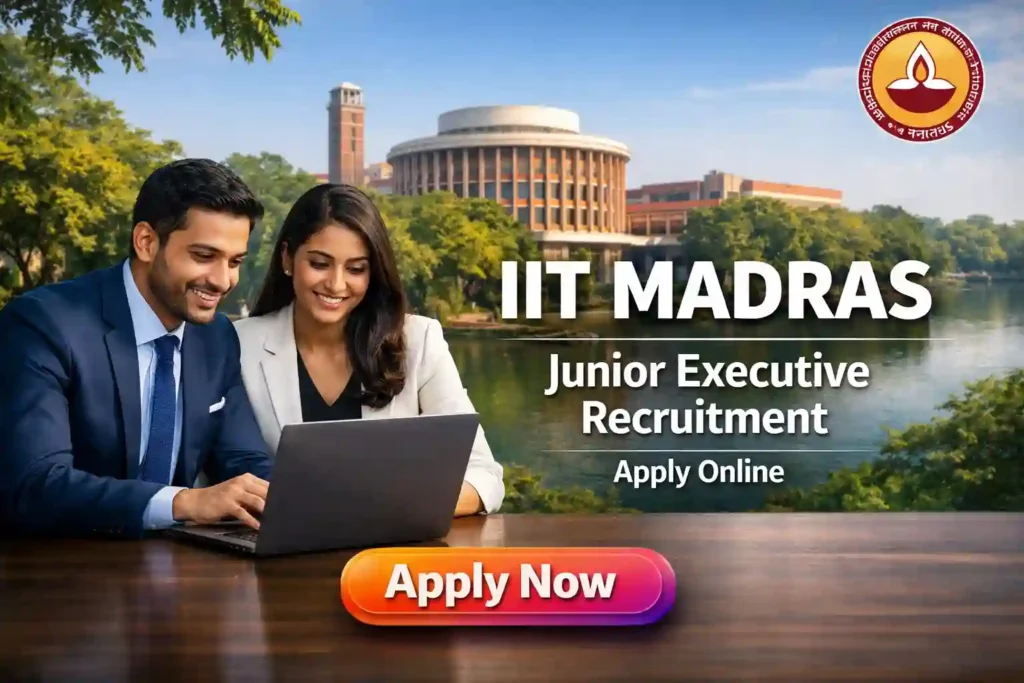 IIT Madras Junior Executive Recruitment 2026 JOB JUNCTION IIT Madras Junior Executive Recruitment 2026 Notification