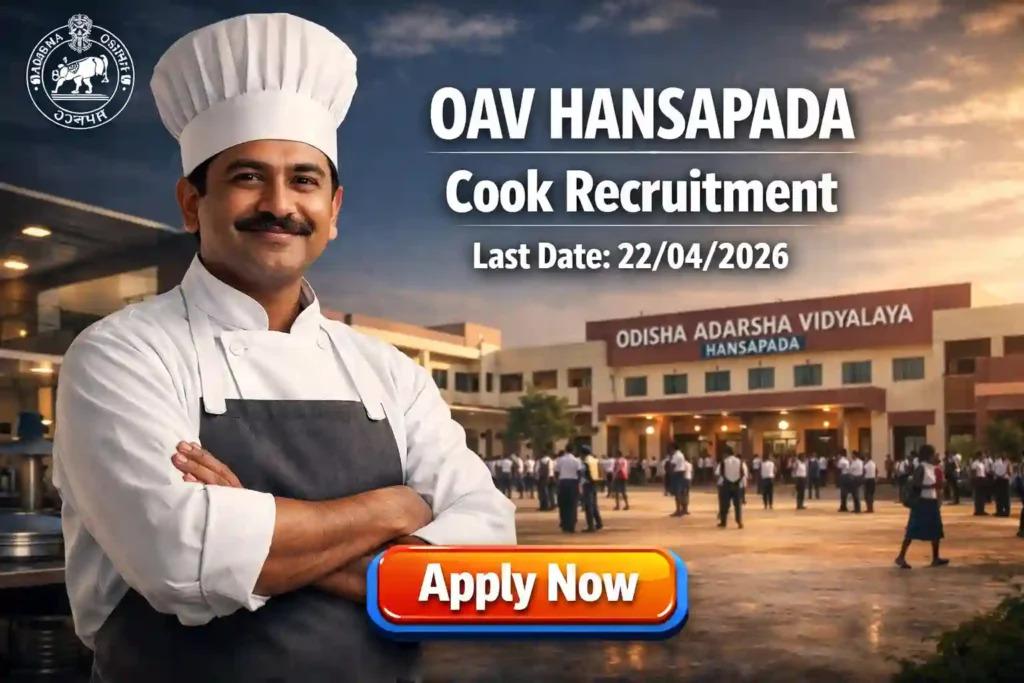 OAV Hansapada Recruitment 2026 JOB JUNCTION OAV Hansapada Recruitment 2026 Notification