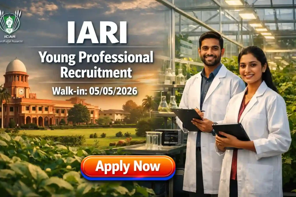 IARI Recruitment 2026 JOB JUNCTION IARI Recruitment 2026 Notification