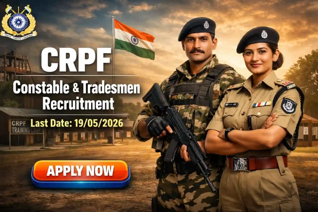 CRPF Recruitment 2026 JOB JUNCTION CRPF Recruitment 2026 Notification