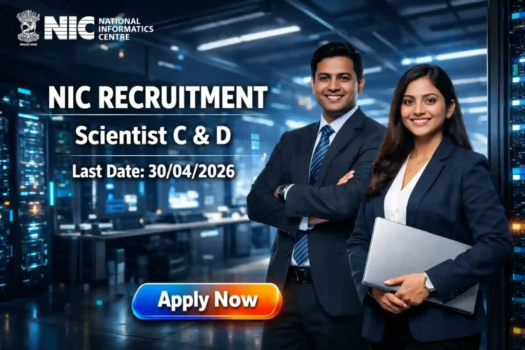 NIC Scientist Recruitment 2026 JOB JUNCTION NIC Scientist Recruitment 2026 Notification