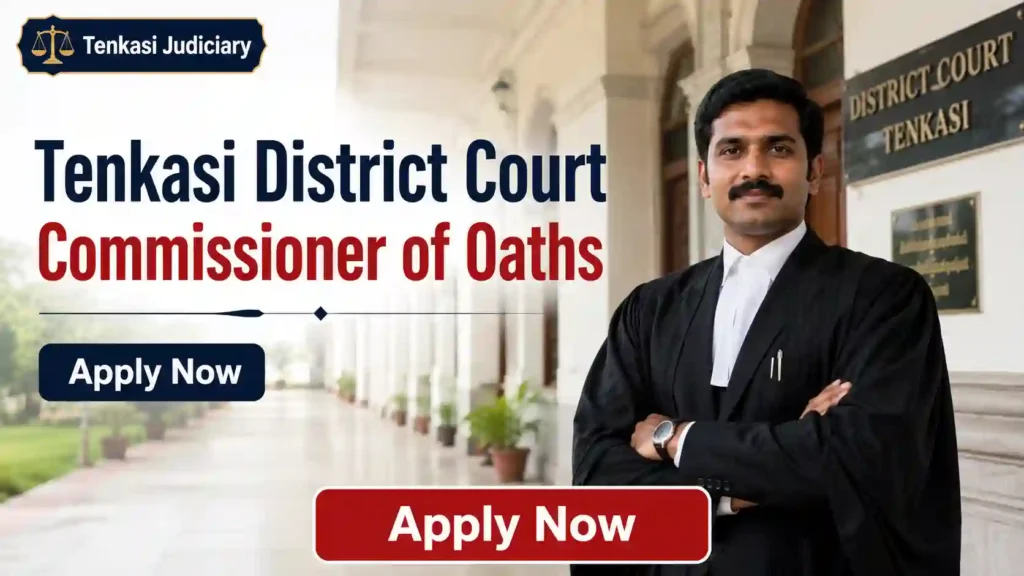 TNJFU Project Assistant Recruitment 2026 JOB JUNCTION Tenkasi District Court Recruitment 2026 Notification