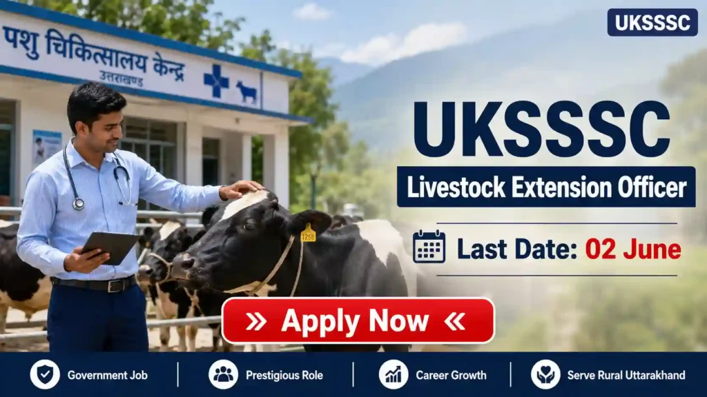 SIDBI Specialist Officers Recruitment 2026 JOB JUNCTION UKSSSC LEO Recruitment 2026 Notification