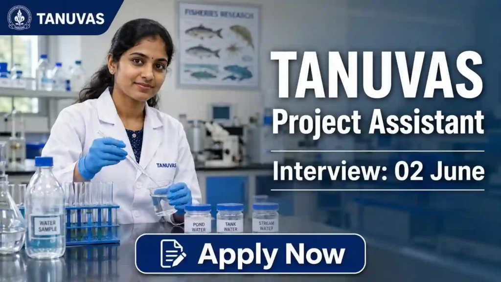 CDAC IT Recruitment 2026 JOB JUNCTION TANUVAS Project Assistant Recruitment 2026 Notification