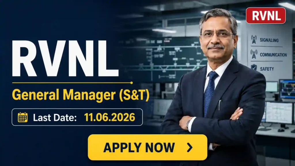 AAICLAS Security Screener Recruitment 2026 JOB JUNCTION RVNL GM Recruitment 2026 Notification